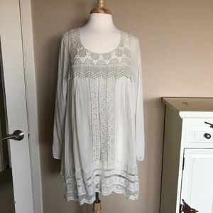 Johnny Was ivory dress/tunic